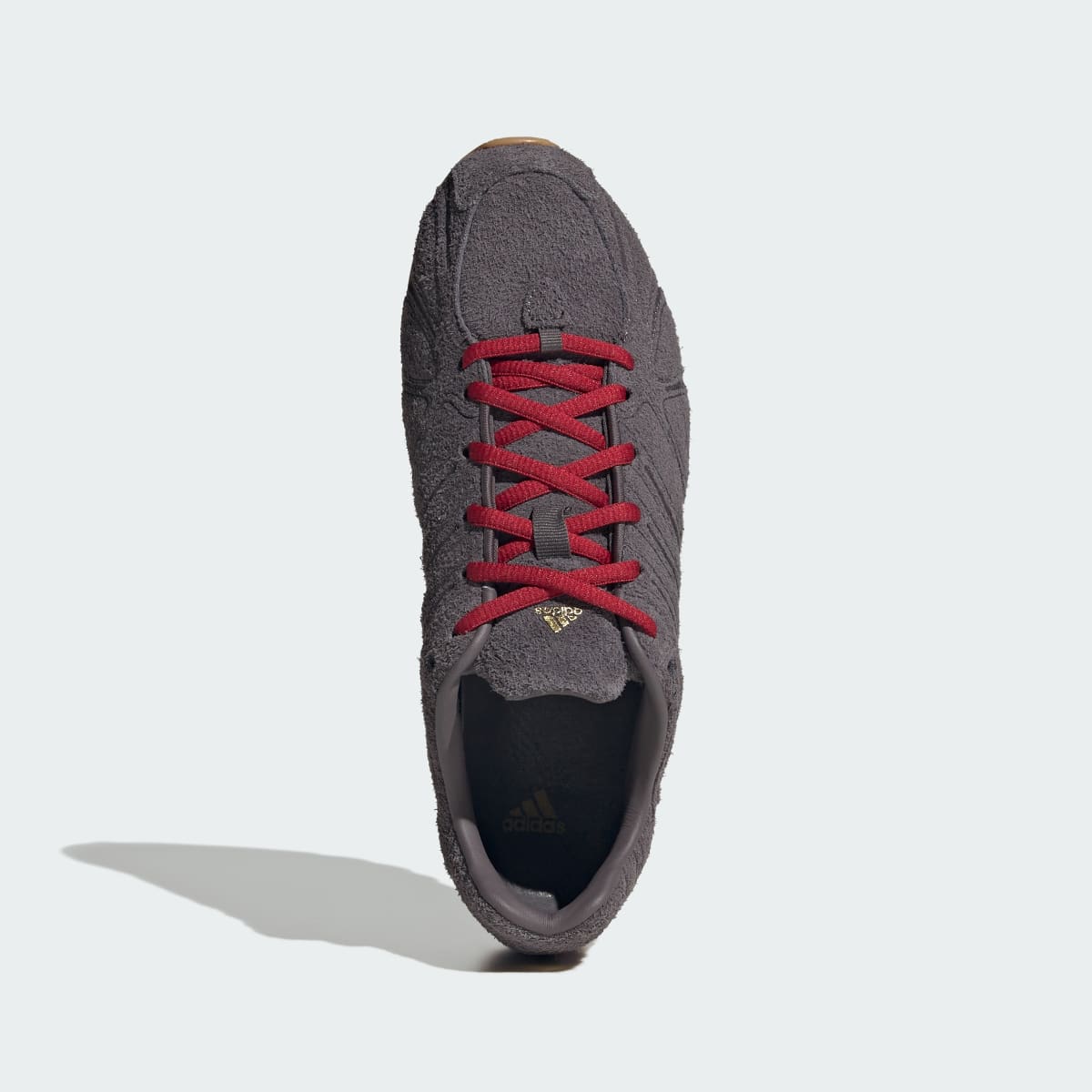 Adidas Women's GHOST SPRINT SHOES - Grey Strata / Grey Strata / Team Victory Red - Image 2