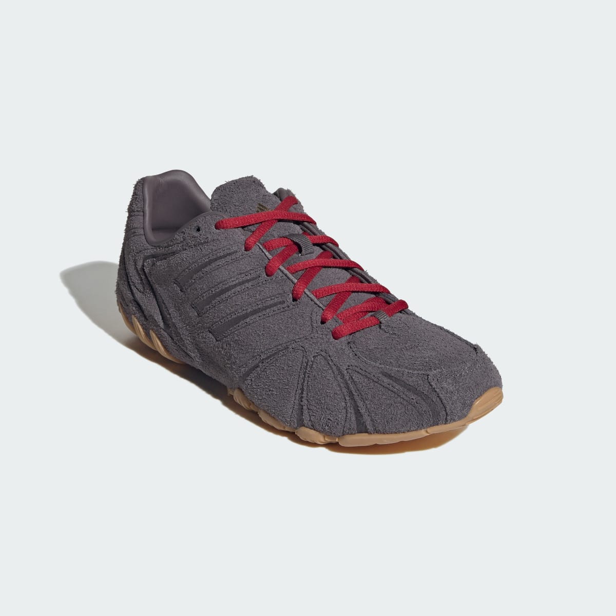 Adidas Women's GHOST SPRINT SHOES - Grey Strata / Grey Strata / Team Victory Red - Image 4
