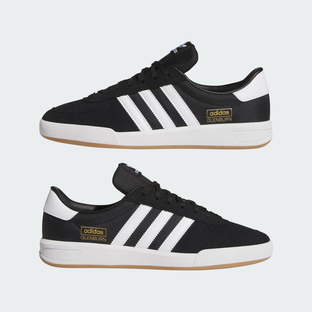 Adidas Women's GLENBURN Shoes - Core Black / Cloud White / Gum - Image 7