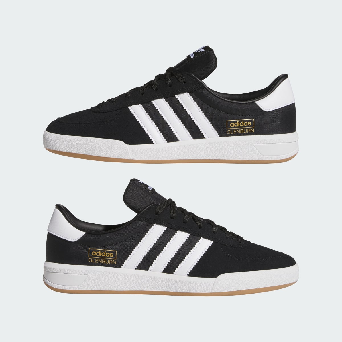 Adidas Women's GLENBURN Shoes - Core Black / Cloud White / Gum - Image 7