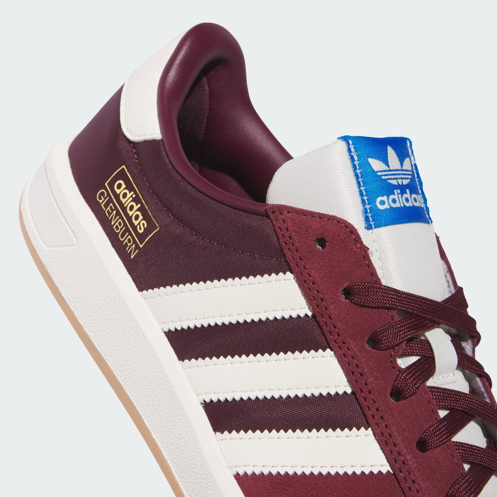 Adidas Men's GLENBURN Shoes - Shadow Red / Maroon / Chalk White - Image 10