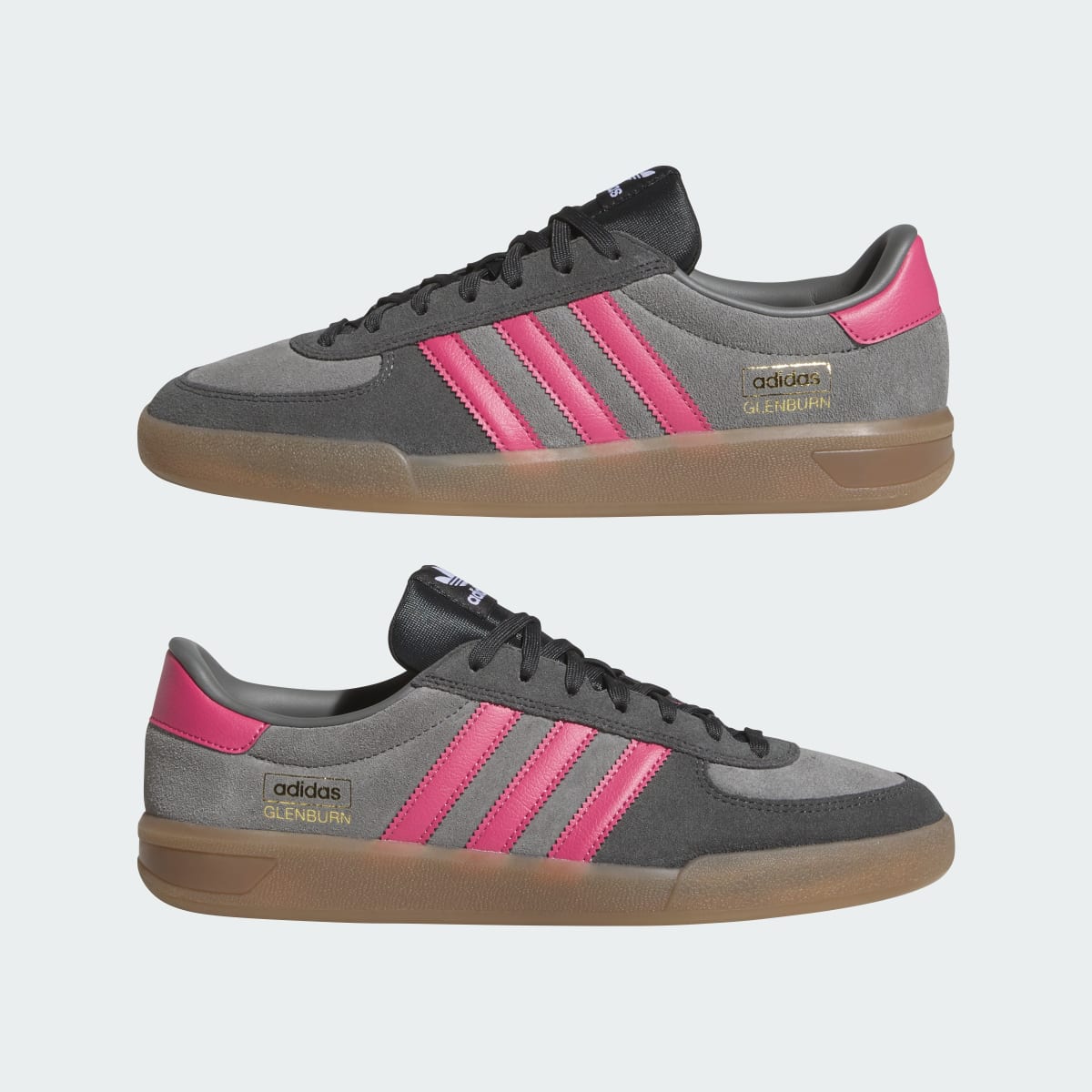 Adidas Men's GLENBURN Shoes - Carbon / Dual Magenta / Grey Four - Image 7