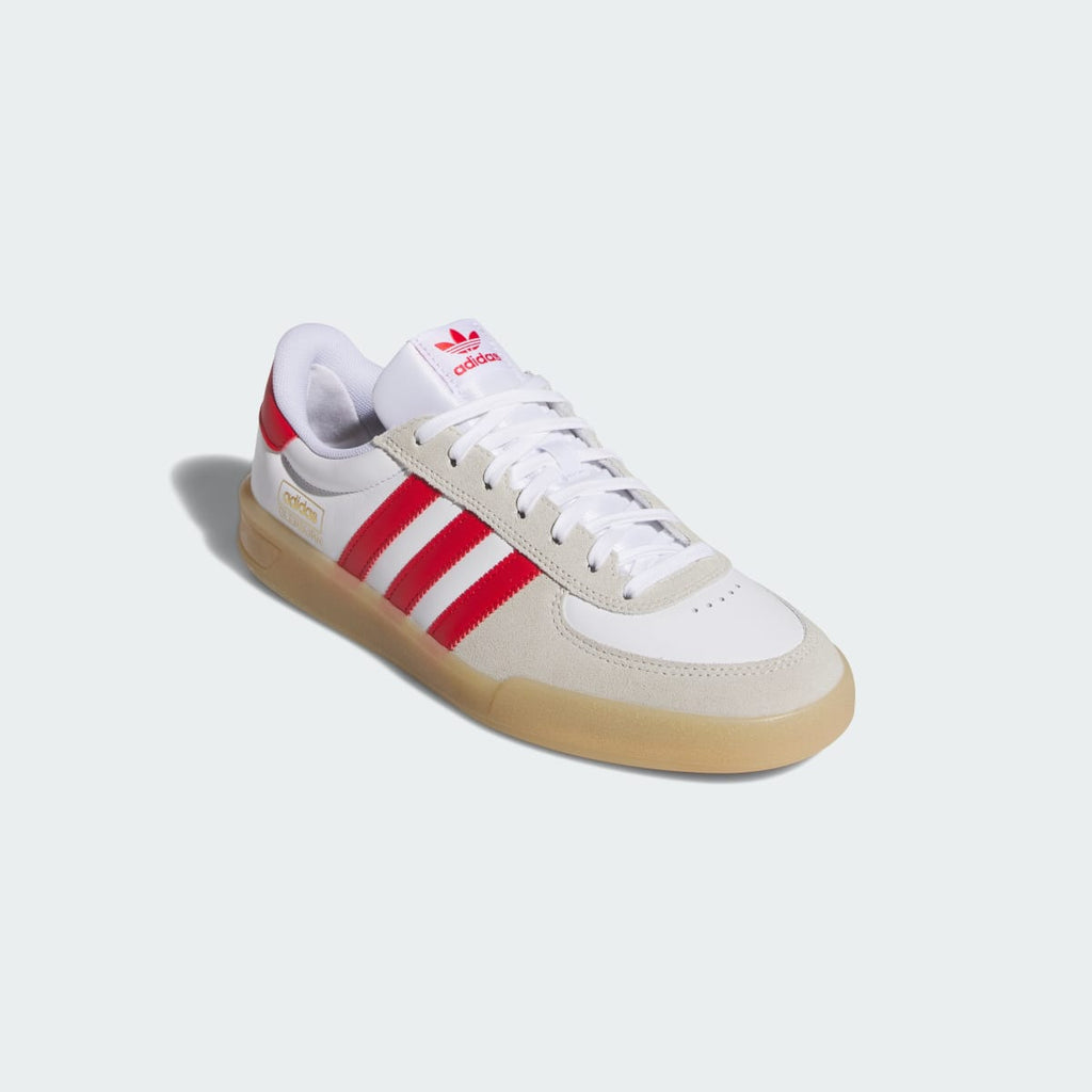Adidas Men's GLENBURN Shoes - Cloud White / Better Scarlet / Gum - Image 4