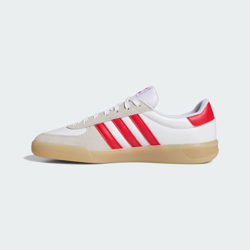 Adidas Men's GLENBURN Shoes - Cloud White / Better Scarlet / Gum - Image 6