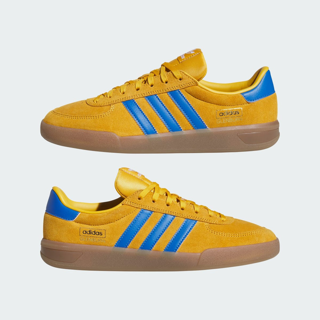 Adidas Women's GLENBURN Shoes - Preloved Yellow / Bright Royal / Gum - Image 7