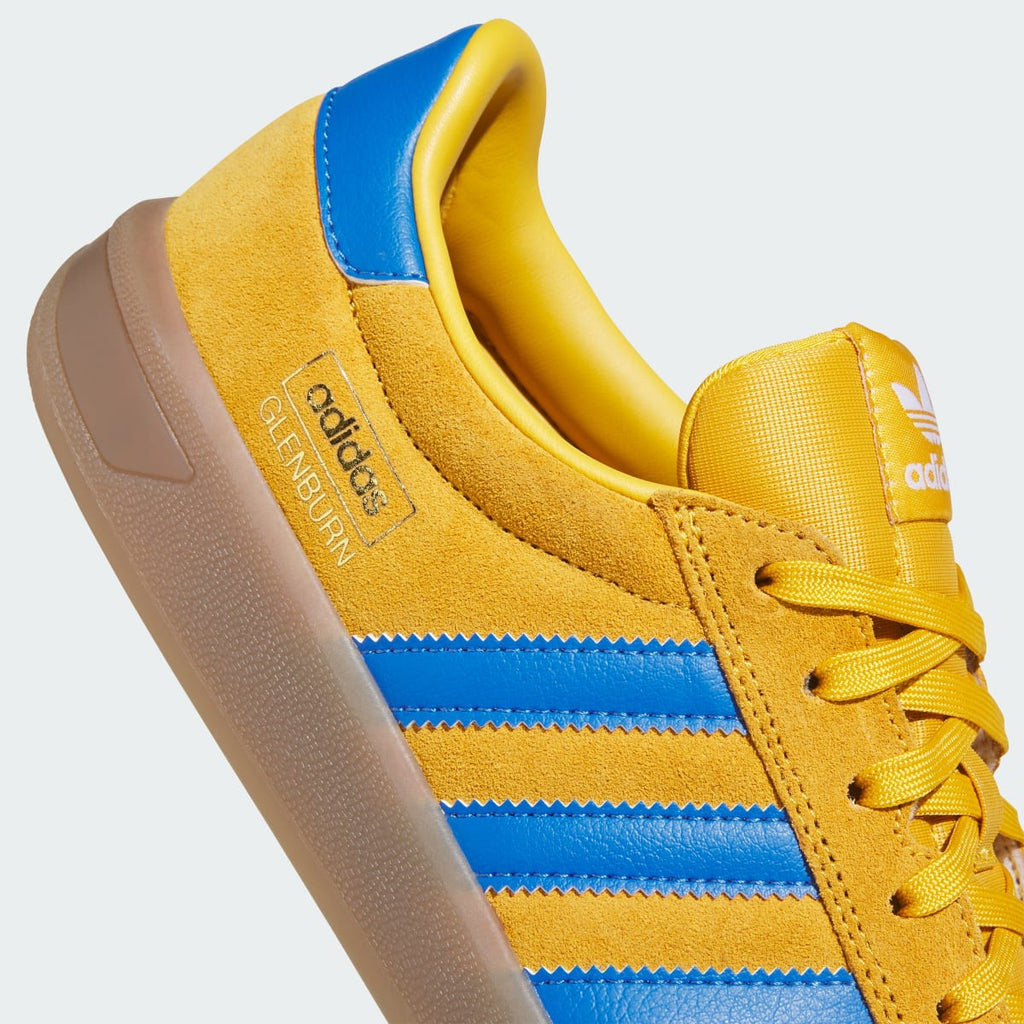 Adidas Men's GLENBURN Shoes - Preloved Yellow / Bright Royal / Gum - Image 8