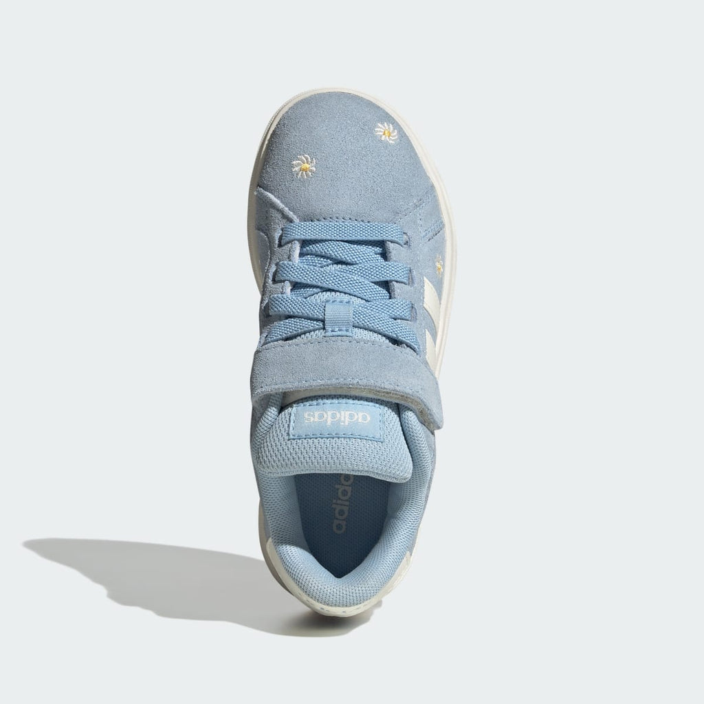Adidas Kids' GRAND COURT 00s SHOES CHILDREN - Clear Sky / Off White / Gum - Image 2
