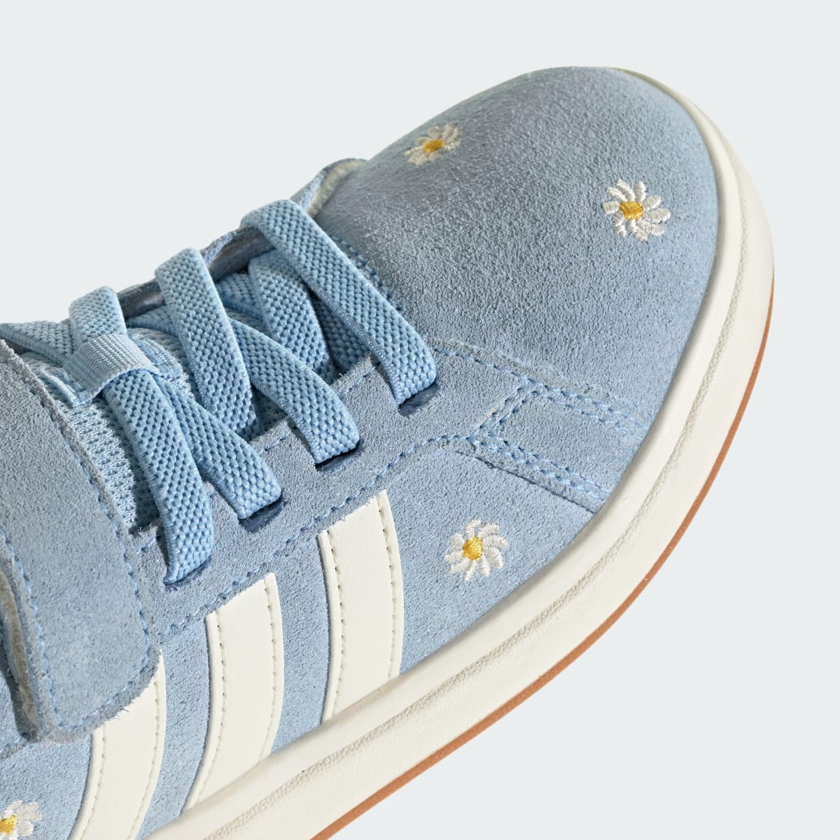 Adidas Kids' GRAND COURT 00s SHOES CHILDREN - Clear Sky / Off White / Gum - Image 9