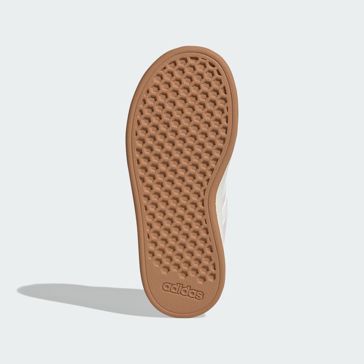 Adidas Kids' GRAND COURT 00s Shoes KIDS - Clear Pink / Off White / Gum - Image 3