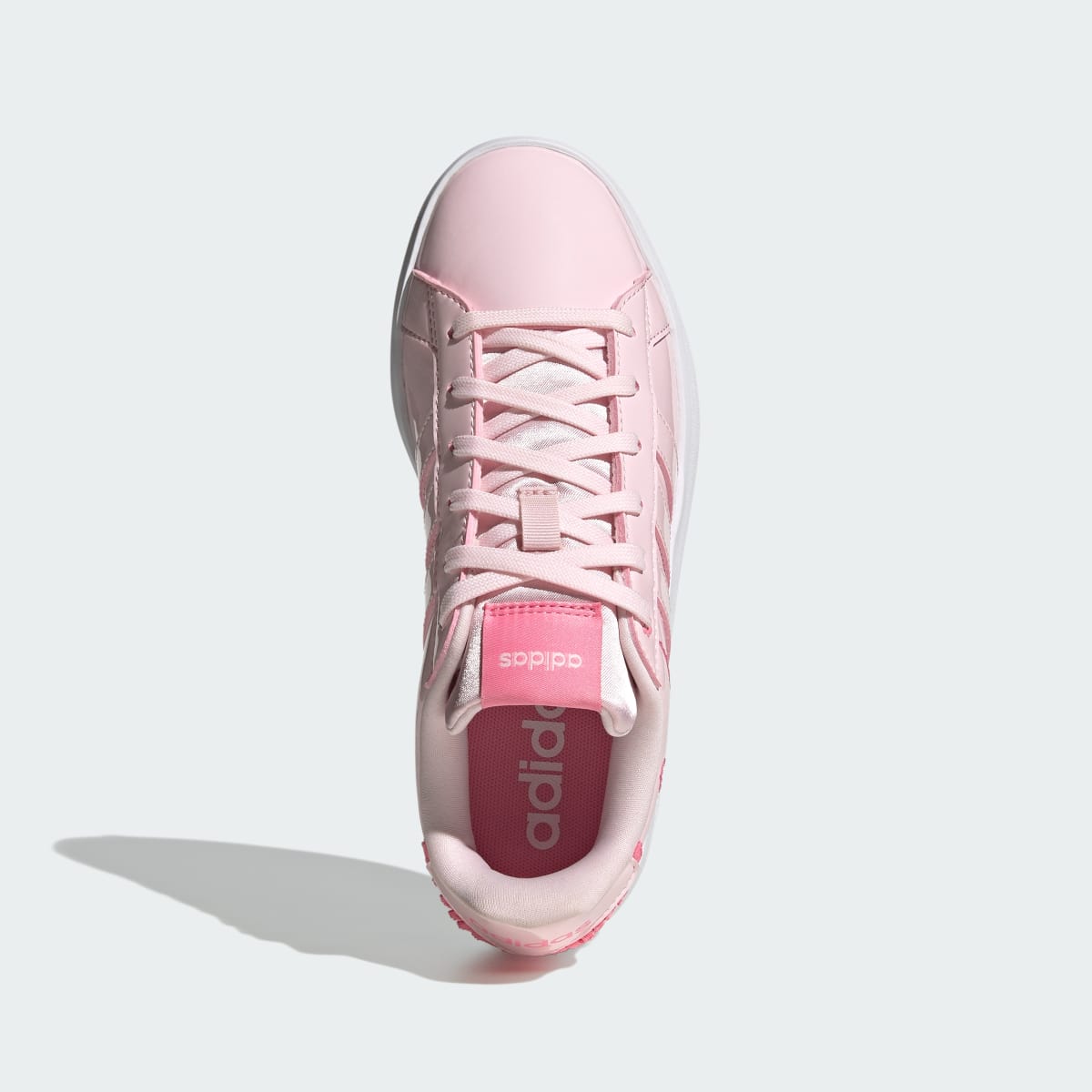 Adidas Kids' GRAND COURT 3.0 GIRLS SHOES JUNIOR - Distilled Pink / Distilled Pink / Bliss Pink - Image 2