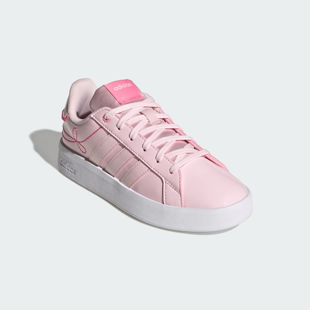 Adidas Kids' GRAND COURT 3.0 GIRLS SHOES JUNIOR - Distilled Pink / Distilled Pink / Bliss Pink - Image 4