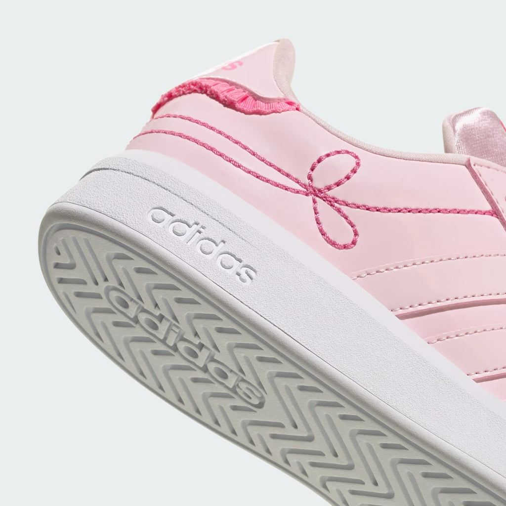 Adidas Kids' GRAND COURT 3.0 GIRLS SHOES JUNIOR - Distilled Pink / Distilled Pink / Bliss Pink - Image 8
