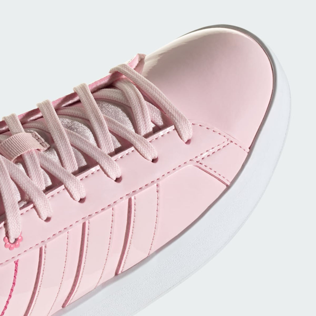 Adidas Kids' GRAND COURT 3.0 GIRLS SHOES JUNIOR - Distilled Pink / Distilled Pink / Bliss Pink - Image 9