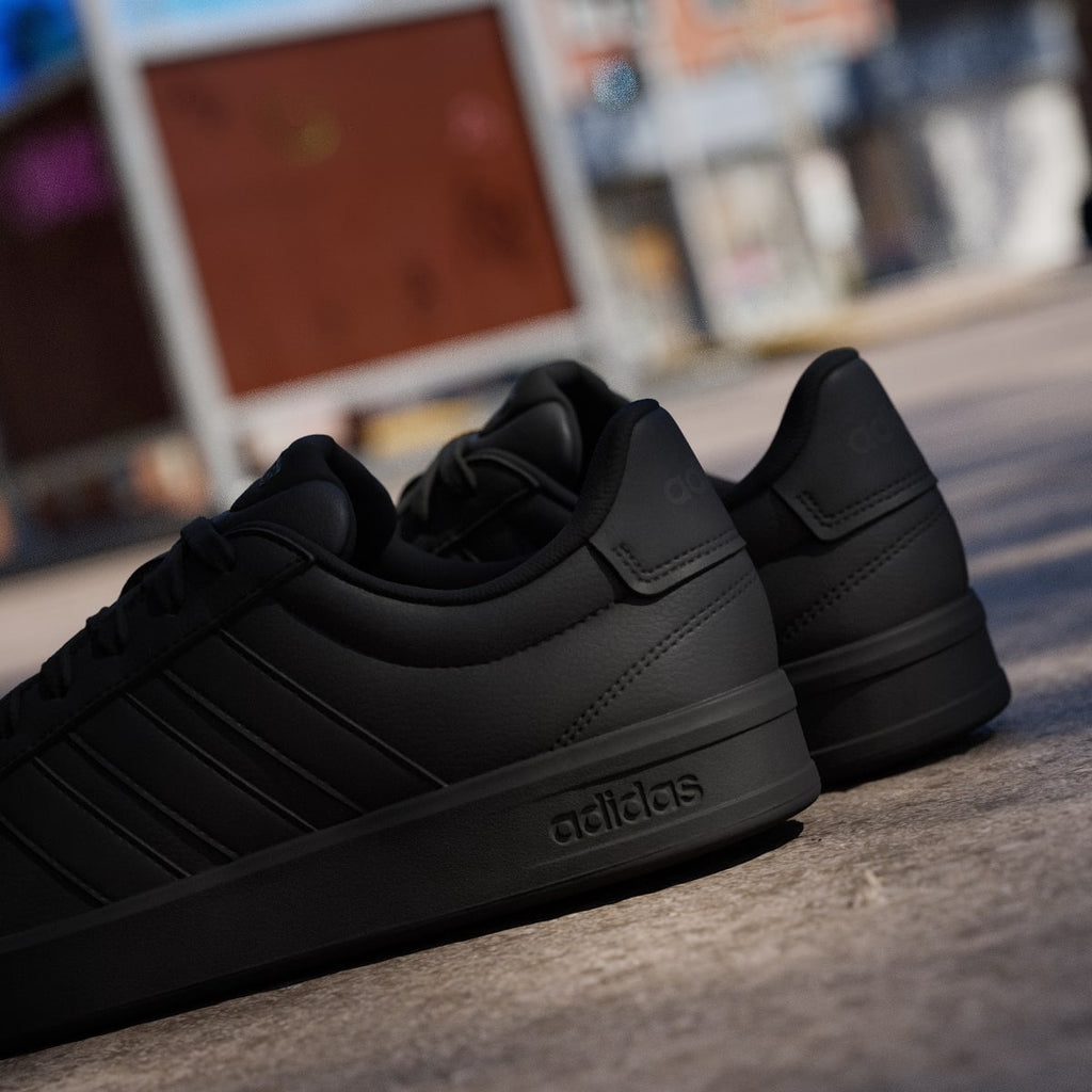Adidas Men's GRAND COURT 3.0 SHOES - Core Black / Core Black / Carbon - Image 9