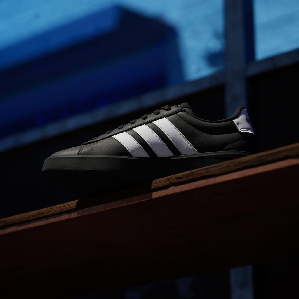 Adidas Men's GRAND COURT 3.0 SHOES - Core Black / Cloud White / Cloud White - Image 7