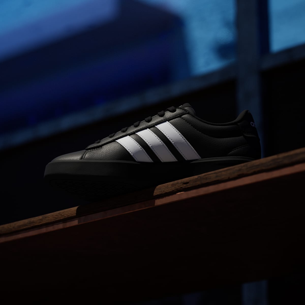 Adidas Women's GRAND COURT 3.0 SHOES - Core Black / Cloud White / Cloud White - Image 7