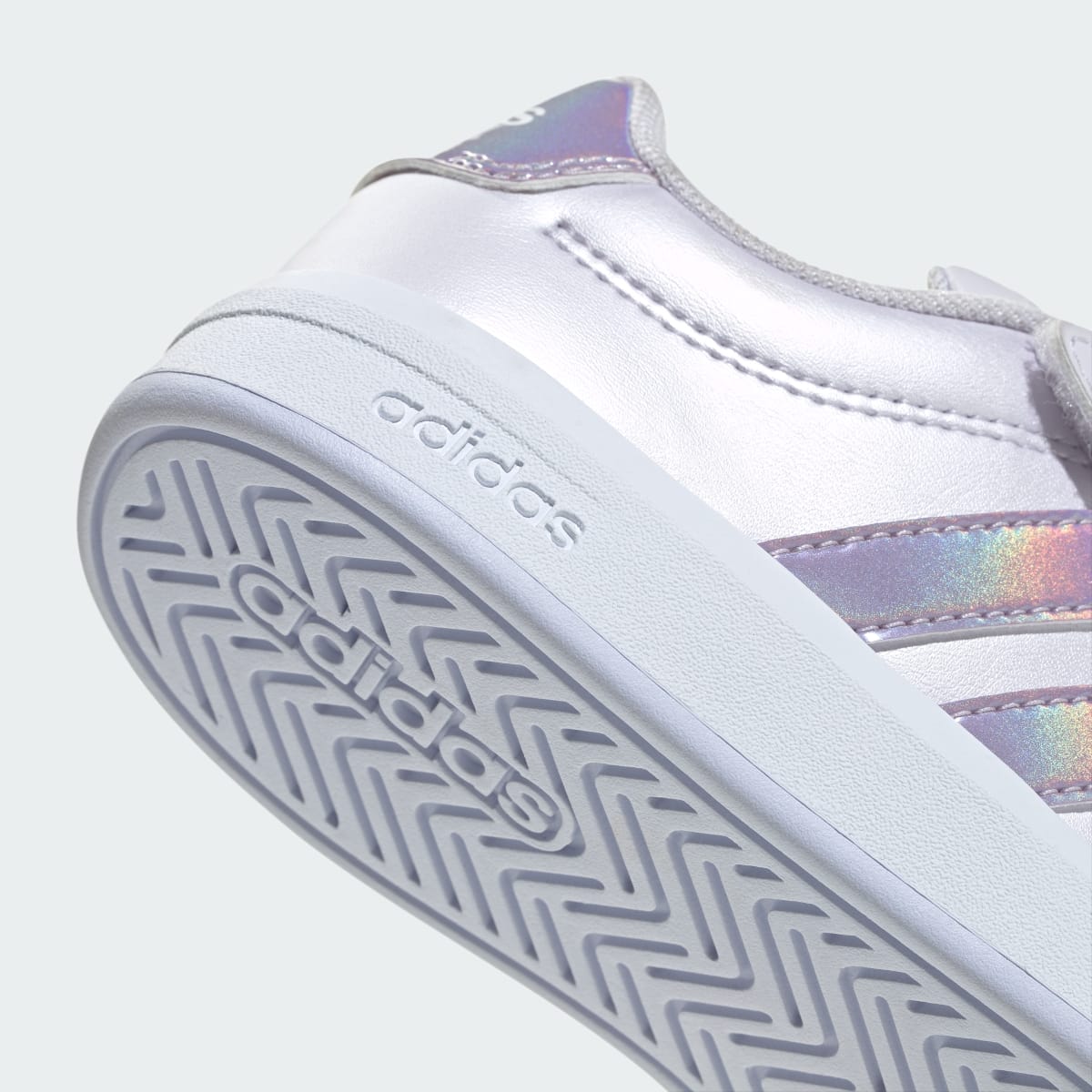 Adidas Kids' GRAND COURT 3.0 SHOES CHILDREN - Frozen Purple / Ice Lavender / Core White - Image 8