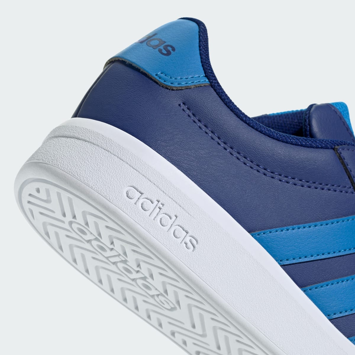 Adidas Kids' GRAND COURT 3.0 SHOES JUNIOR - Mystery Ink / Lucid Ray Blue / Mystery Ink - Image 9