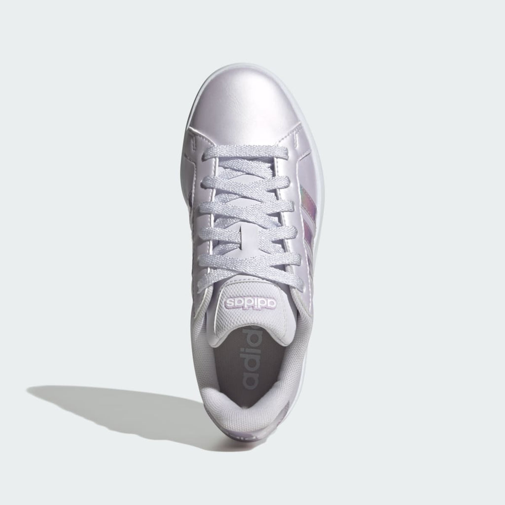 Adidas Kids' GRAND COURT 3.0 SHOES JUNIOR - Frozen Purple / Ice Lavender / Cloud White - Image 2
