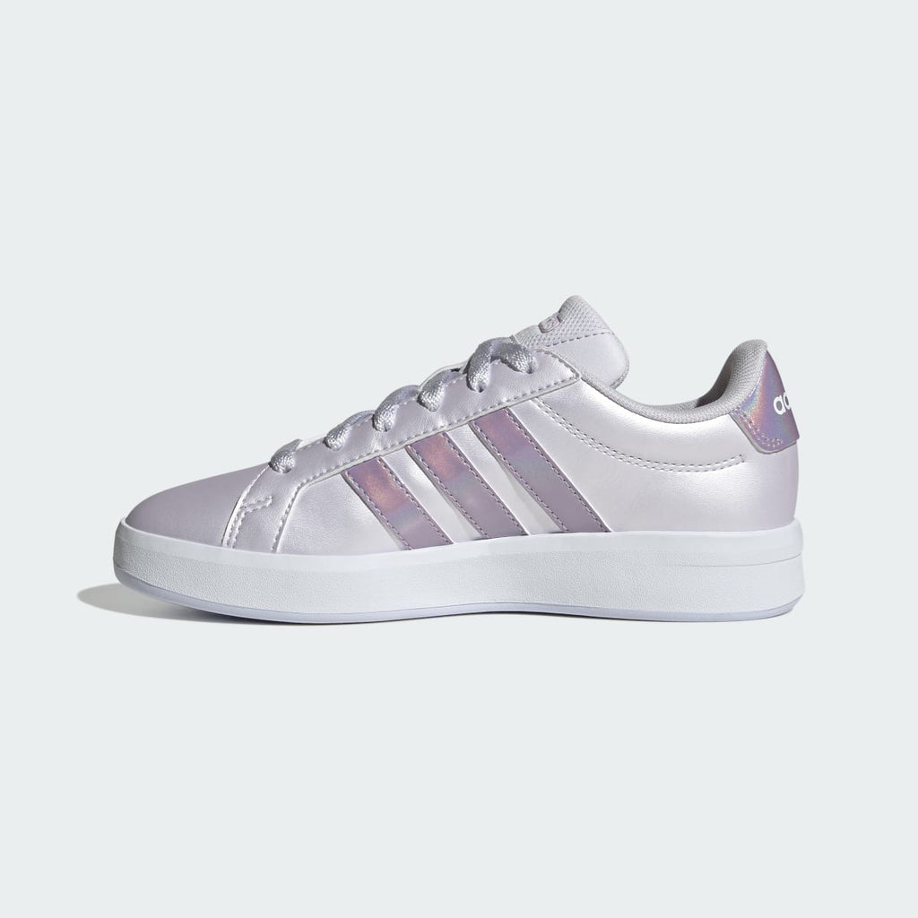 Adidas Kids' GRAND COURT 3.0 SHOES JUNIOR - Frozen Purple / Ice Lavender / Cloud White - Image 6