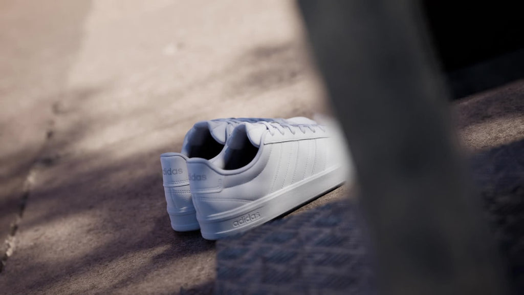 Adidas Men's GRAND COURT 3.0 SHOES - Cloud White / Cloud White / Grey Two - Image 2