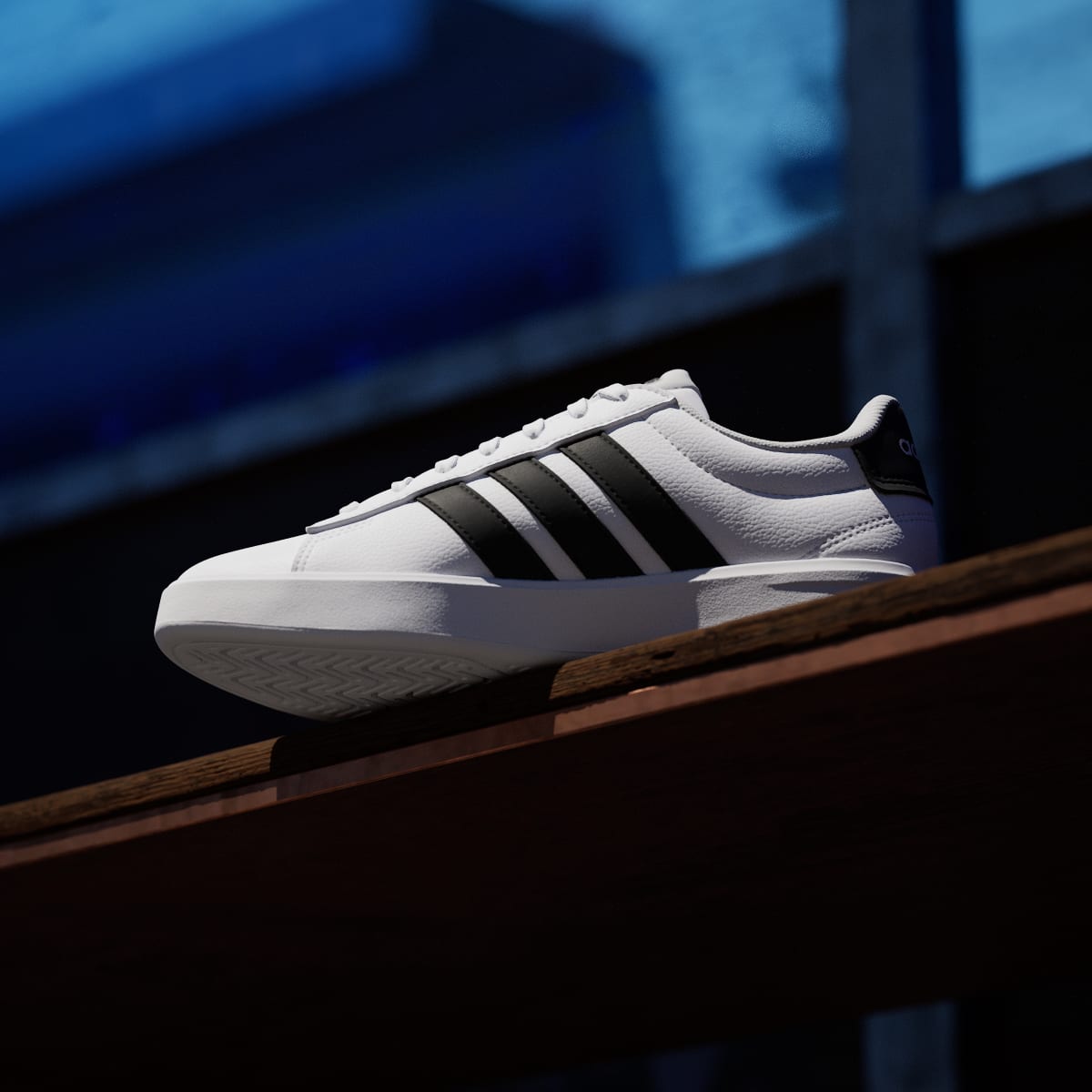 Adidas Women's GRAND COURT 3.0 SHOES - Cloud White / Core Black / Cloud White - Image 7