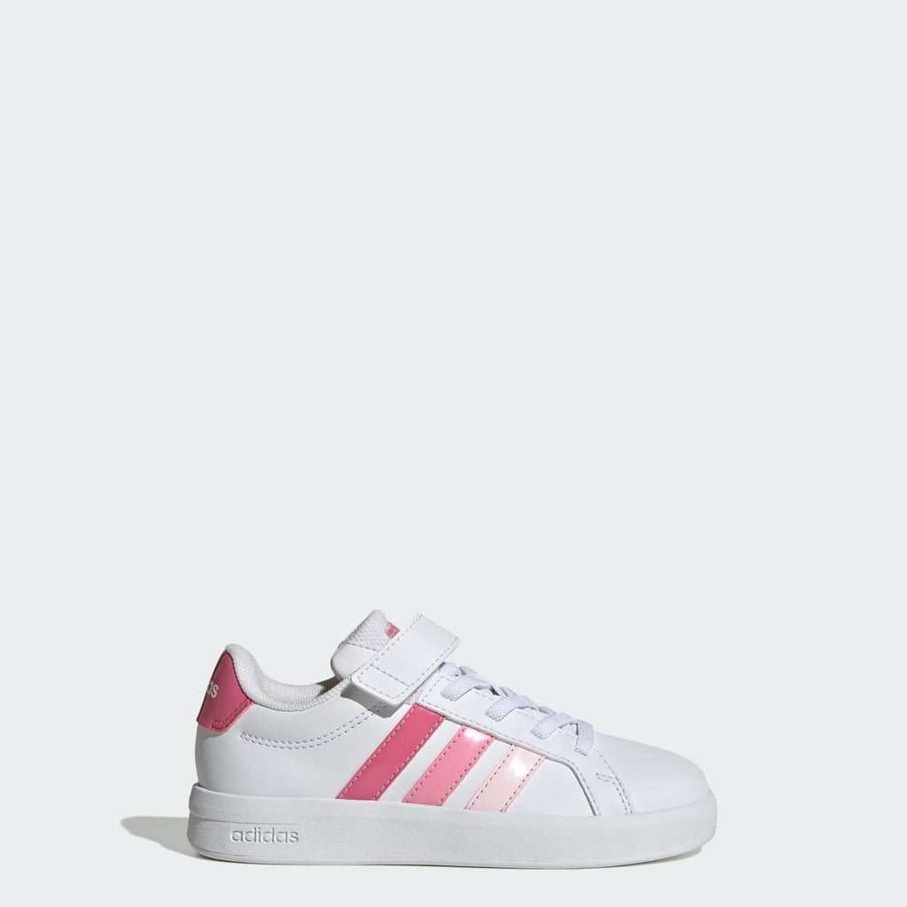 Adidas Kids' GRAND COURT 3.0 Shoes CHILDREN - Cloud White / Pink Fusion / Bliss Pink - Image 1