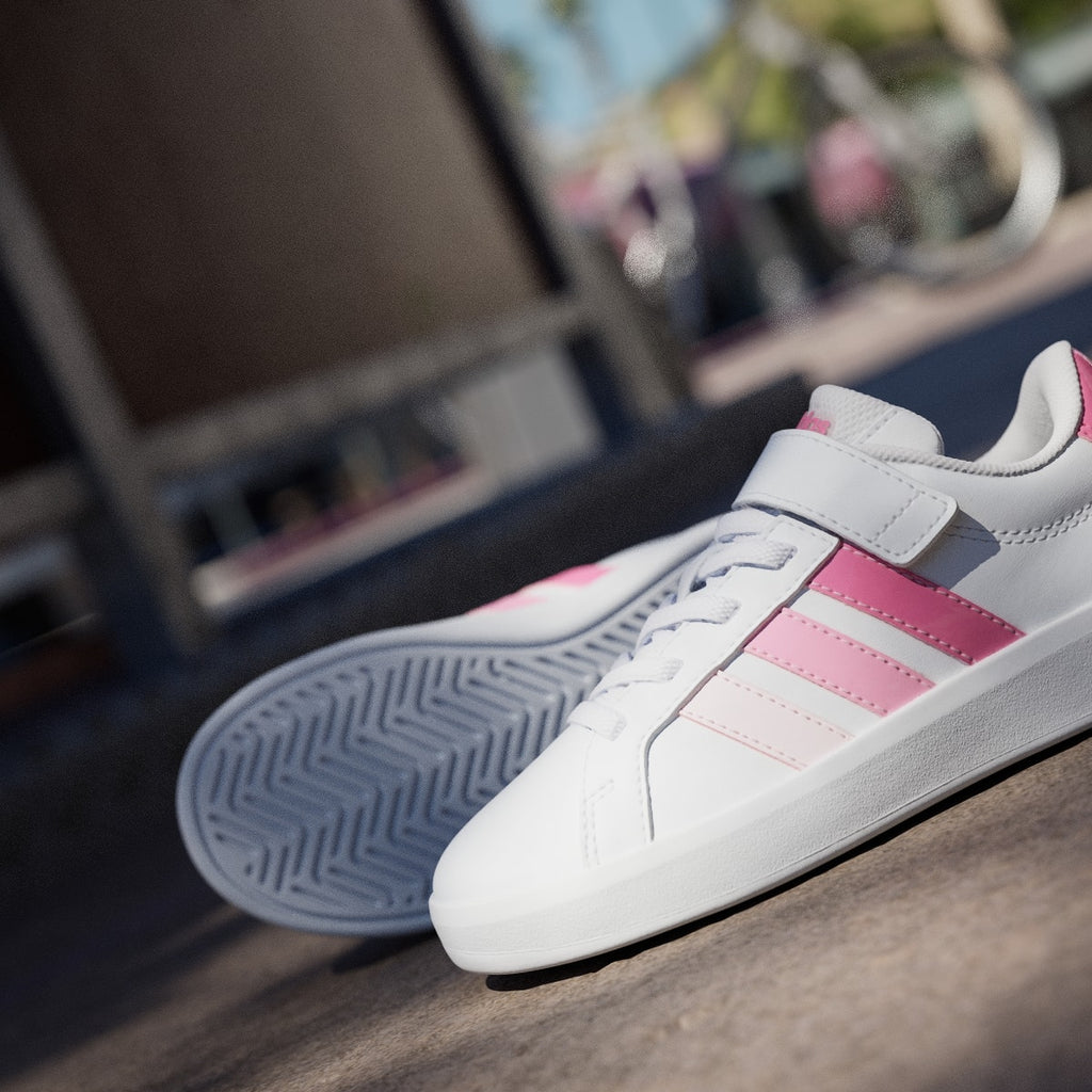 Adidas Kids' GRAND COURT 3.0 Shoes CHILDREN - Cloud White / Pink Fusion / Bliss Pink - Image 10