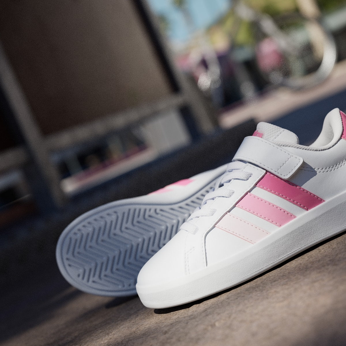 Adidas Kids' GRAND COURT 3.0 Shoes CHILDREN - Cloud White / Pink Fusion / Bliss Pink - Image 10