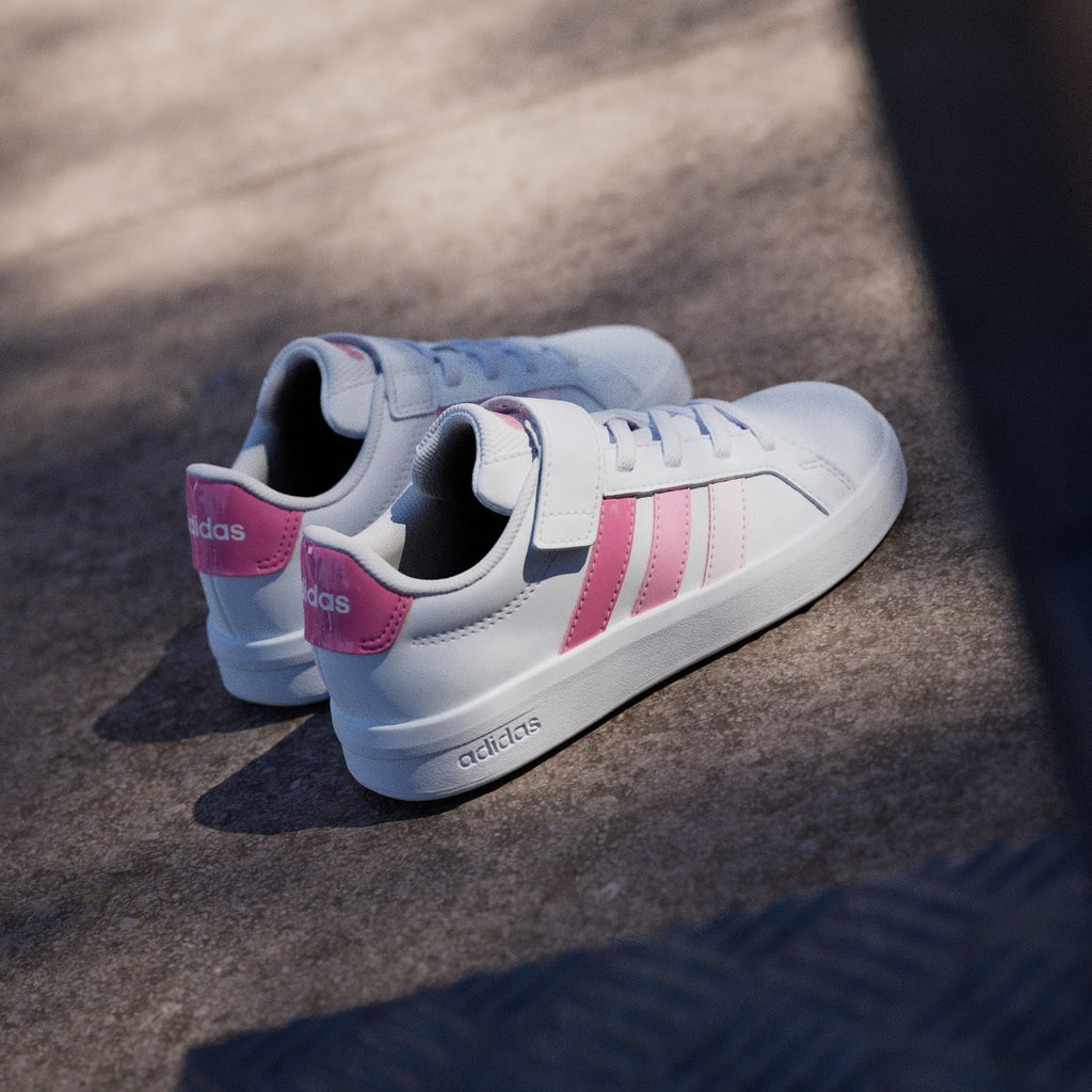 Adidas Kids' GRAND COURT 3.0 Shoes CHILDREN - Cloud White / Pink Fusion / Bliss Pink - Image 6