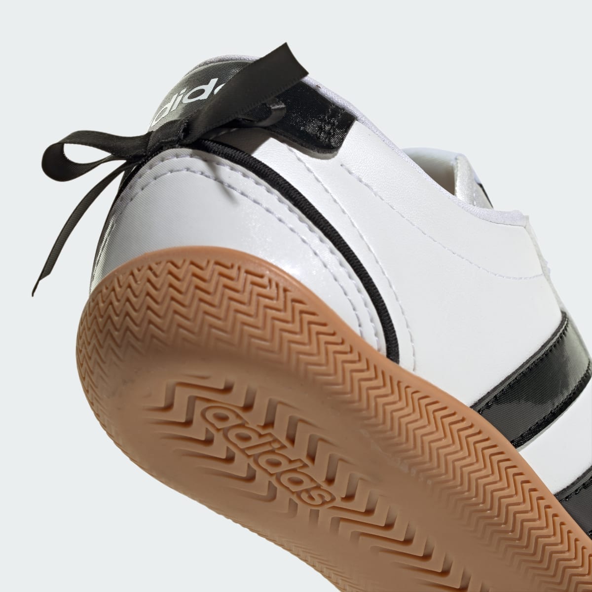 Adidas Kids' GRAND COURT LO GIRLS SHOES JUNIOR - Cloud White / Core Black / Hi-Res Yellow - Image 8