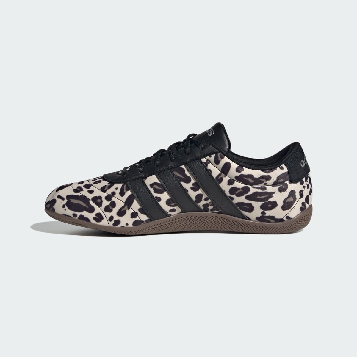 Adidas Women's GRAND COURT LO SHOES - Crystal Linen / Core Black / Khaki Six - Image 6