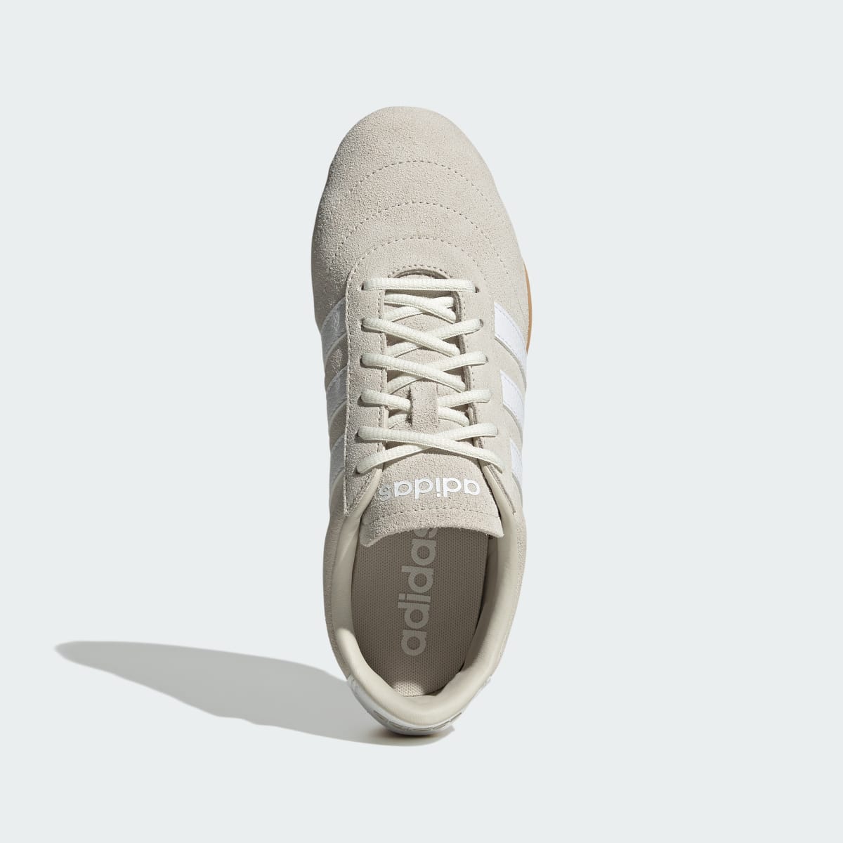 Adidas Women's GRAND COURT LO SHOES - Alumina / Cloud White / Gum - Image 2