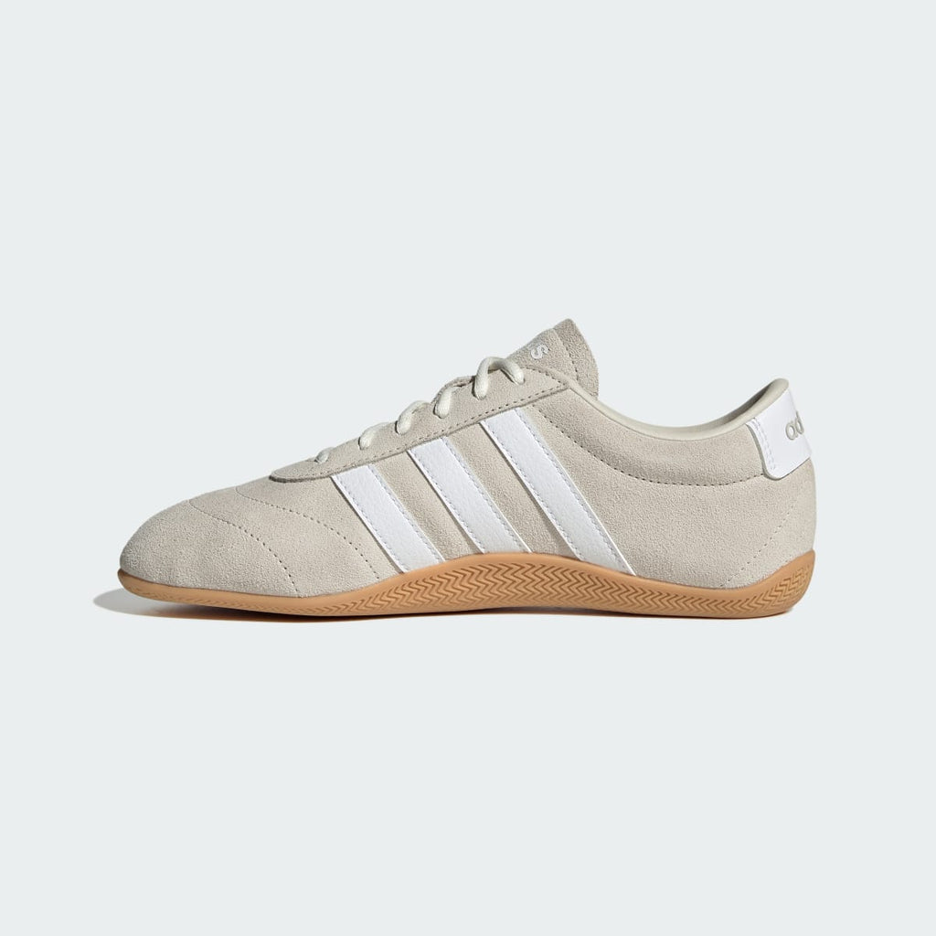 Adidas Women's GRAND COURT LO SHOES - Alumina / Cloud White / Gum - Image 6