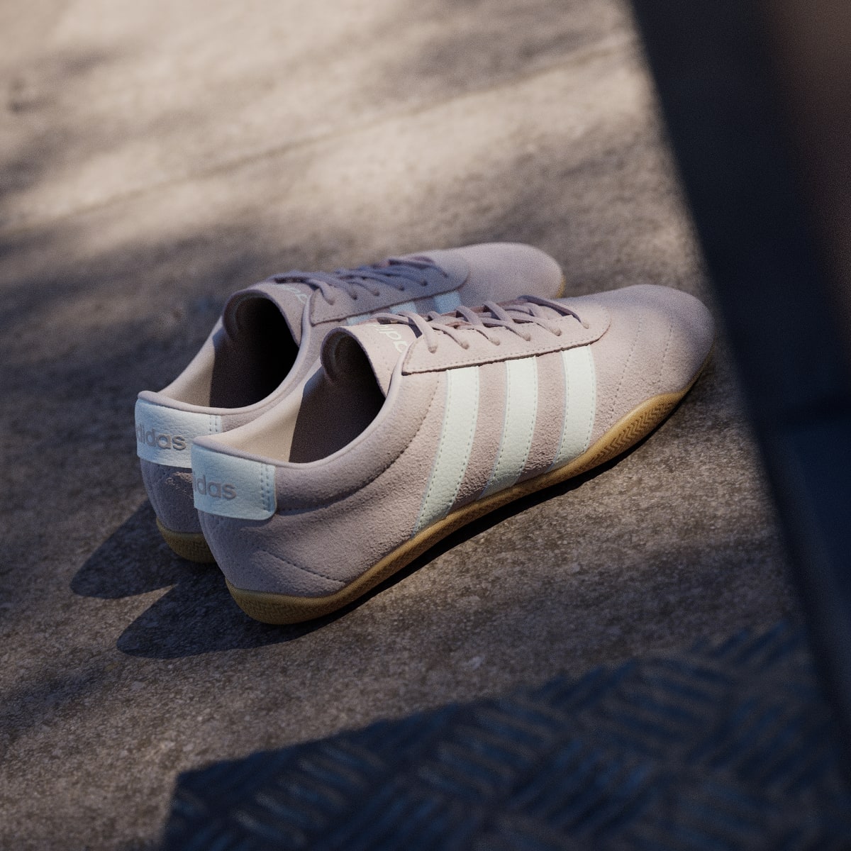 Adidas Women's GRAND COURT LO SHOES - Wonder Quartz / Off White / Gum - Image 6