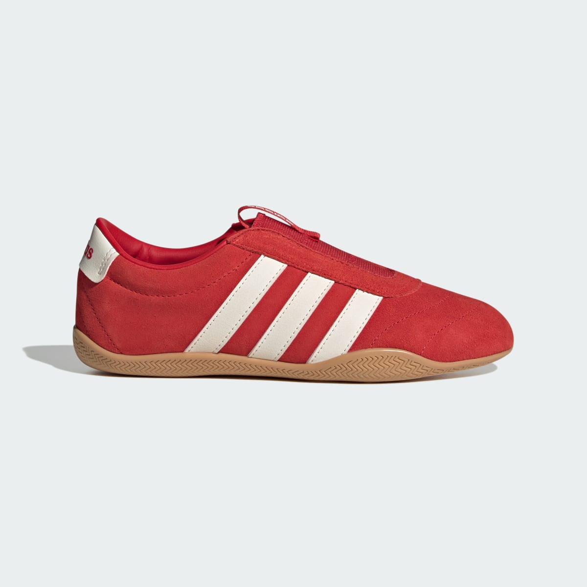 Adidas Women's GRAND COURT LO SLIP ON SHOES - Better Scarlet / Off White / Gum - Image 1