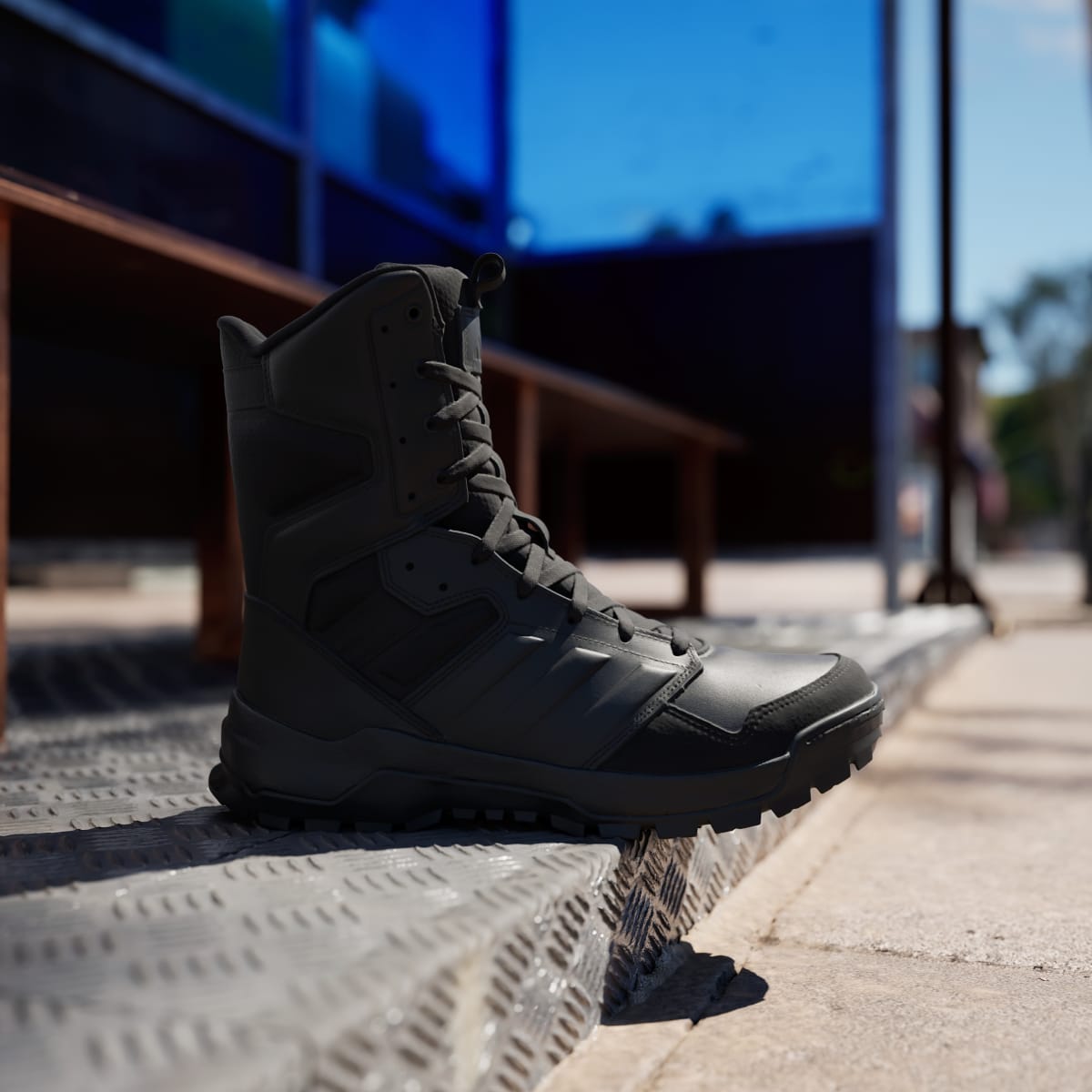 Adidas Women's GSG-9.2024 Zip Tactical Boots - Core Black / Core Black / Core Black - Image 3
