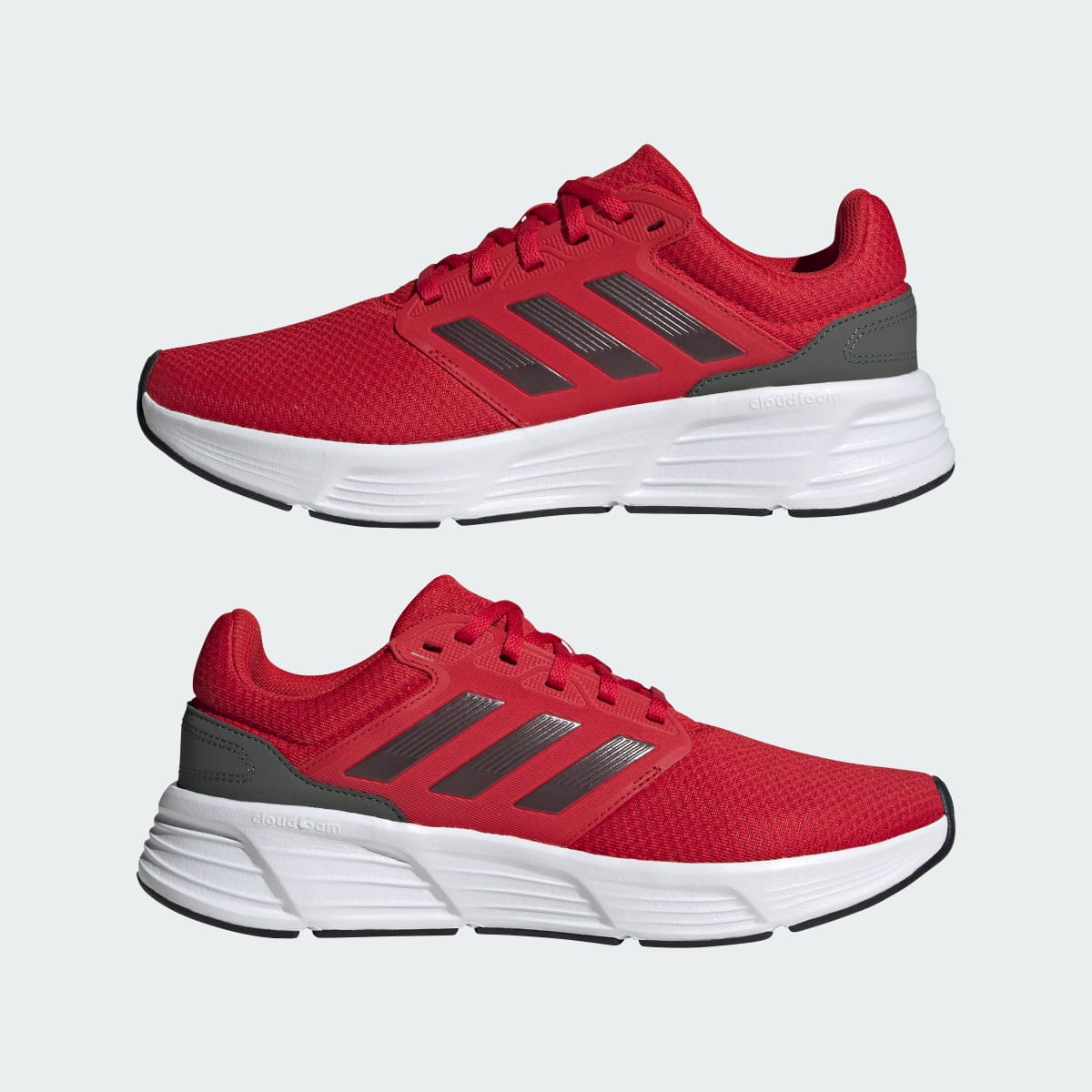 Adidas Men's Galaxy 6 Shoes - Better Scarlet / Aurora Met. / Legend Ivy - Image 7
