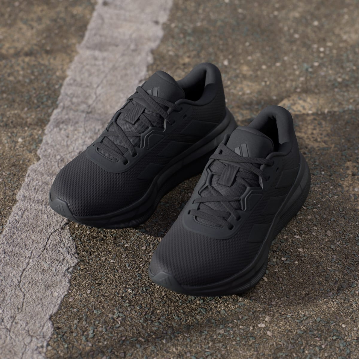 Adidas Women's Galaxy 7 Running Shoes - Core Black / Core Black / Core Black - Image 5
