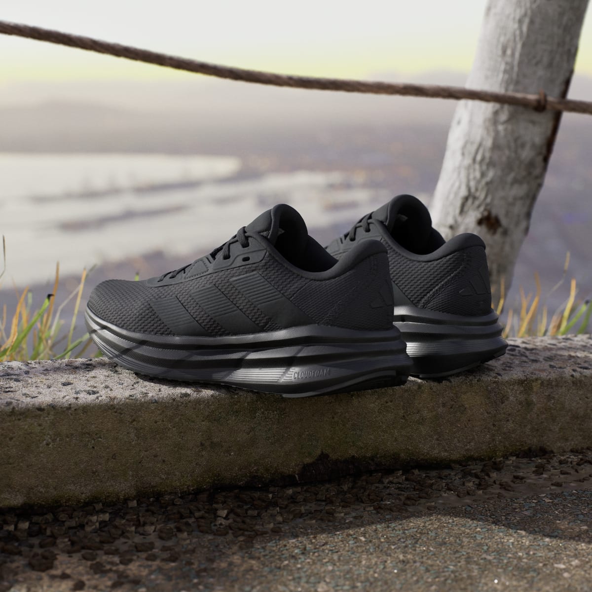 Adidas Women's Galaxy 7 Running Shoes - Core Black / Core Black / Core Black - Image 6
