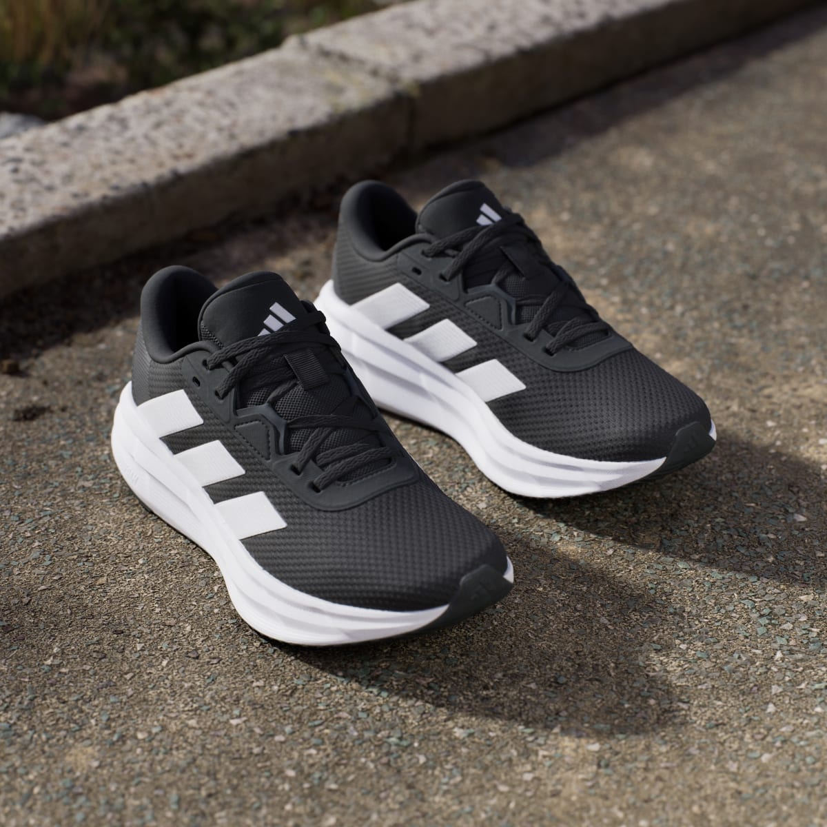 Adidas Women's Galaxy 7 Running Shoes - Core Black / Cloud White / Carbon - Image 8