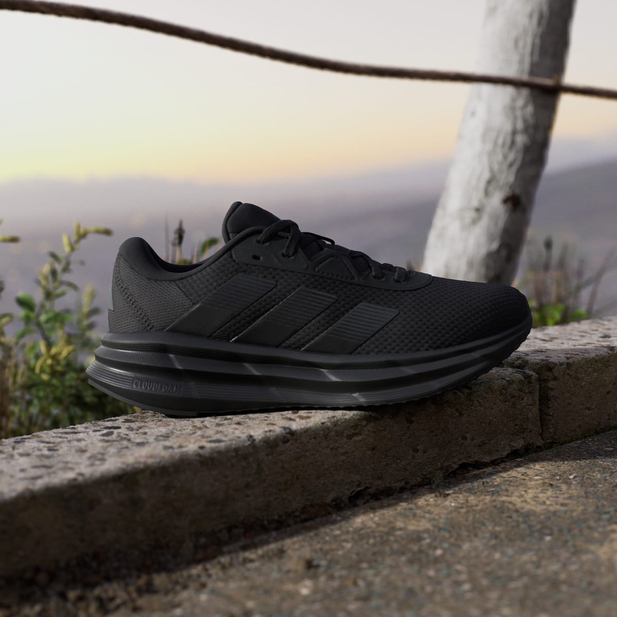 Adidas Women's Galaxy 7 Running Shoes - Core Black / Core Black / Carbon - Image 3