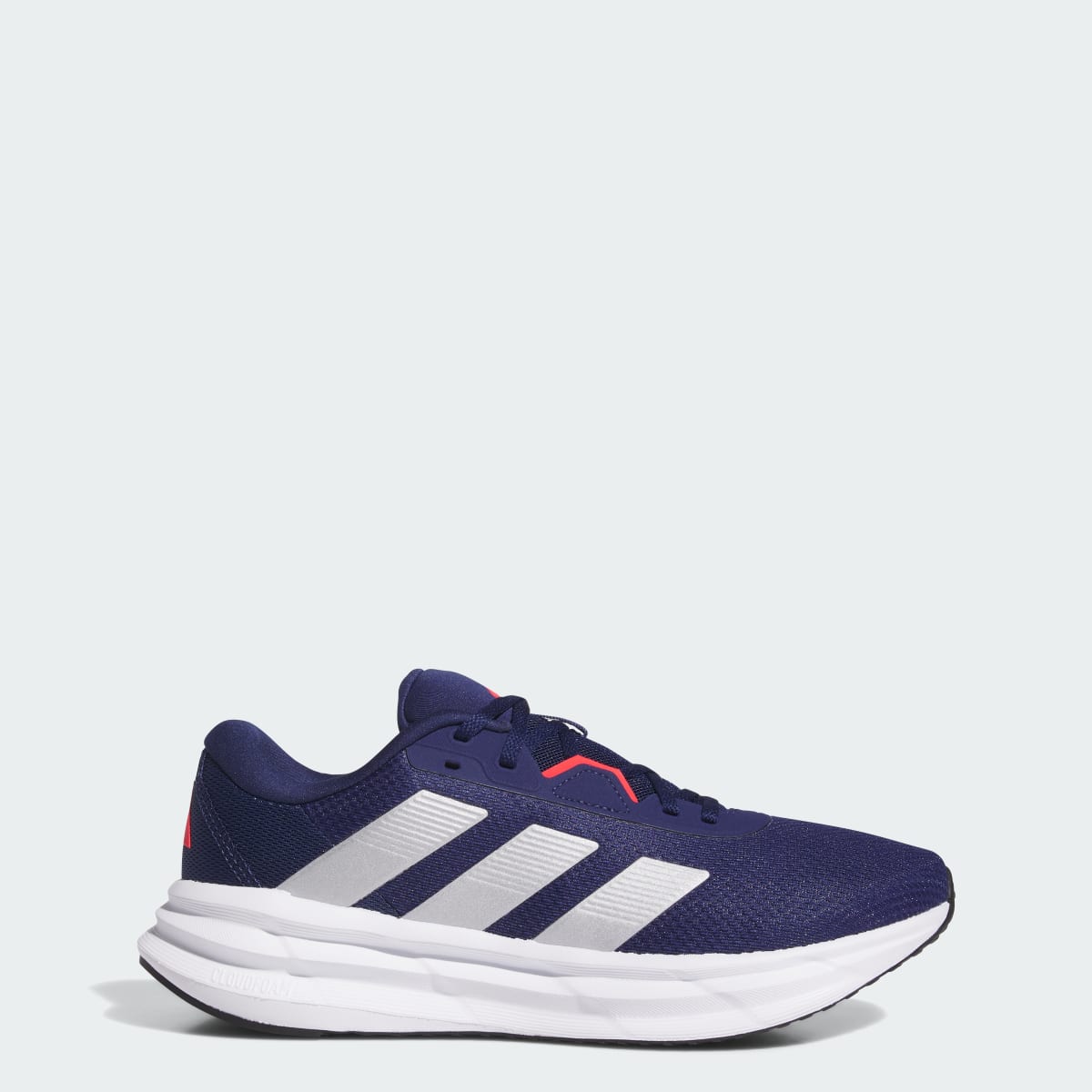 Adidas Men's Galaxy 7 Running Shoes - Dark Blue / Silver Metallic / Lucid Red - Image 1