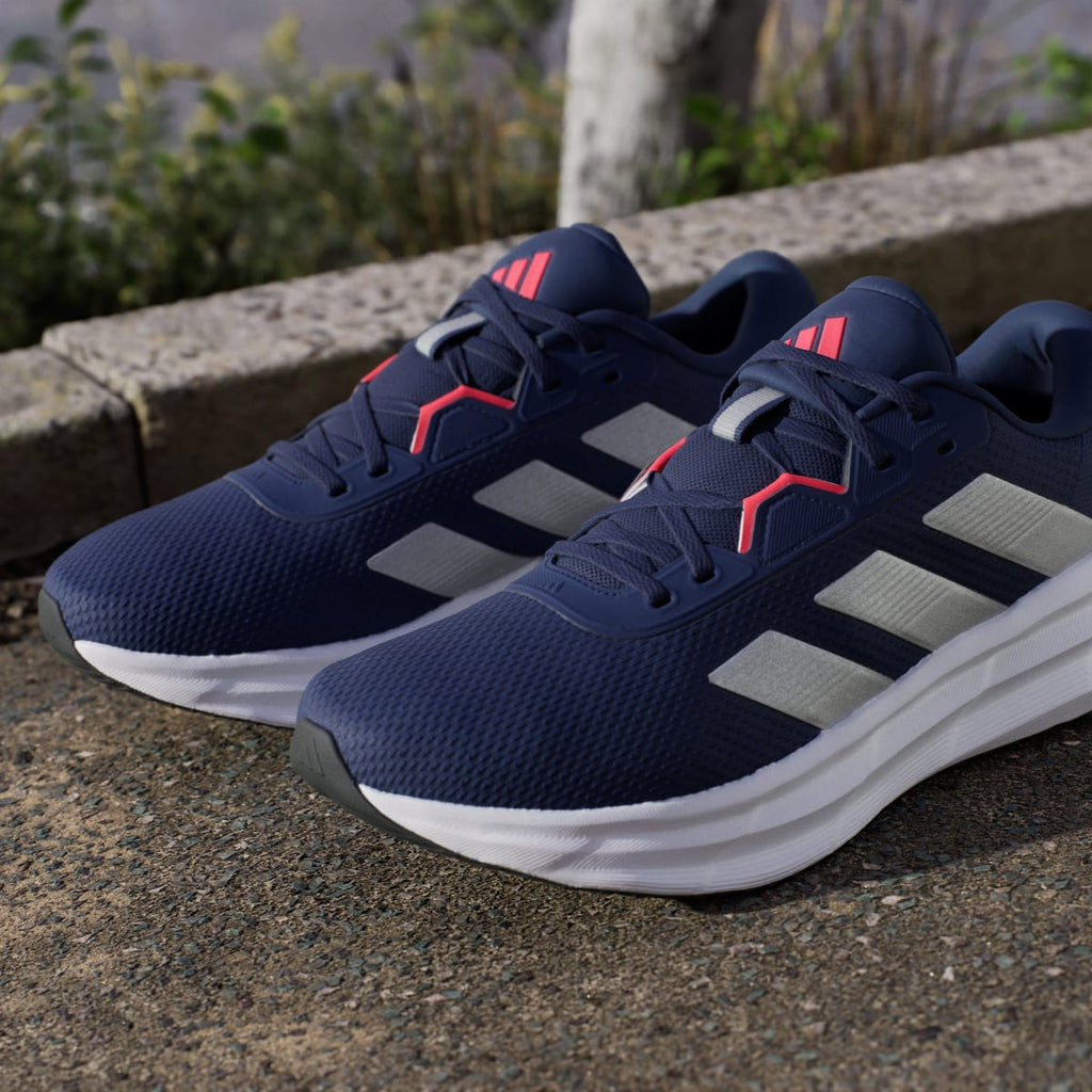 Adidas Men's Galaxy 7 Running Shoes - Dark Blue / Silver Metallic / Lucid Red - Image 11
