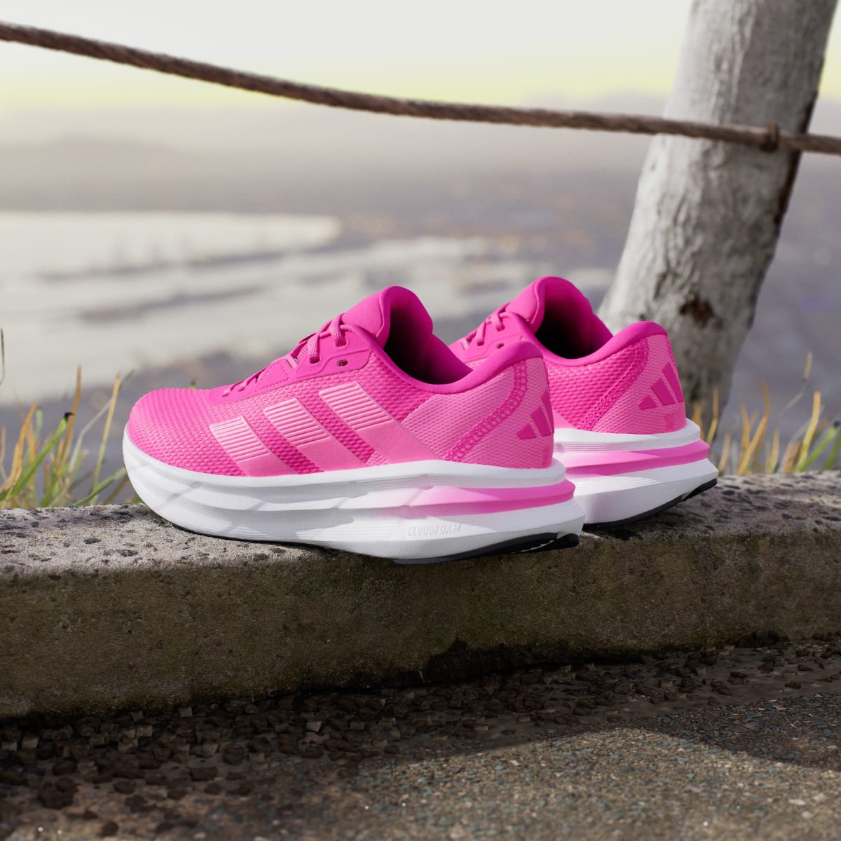 Adidas Women's Galaxy 7 Running Shoes - Shock Pink / Lucid Pink / Shock Pink - Image 6