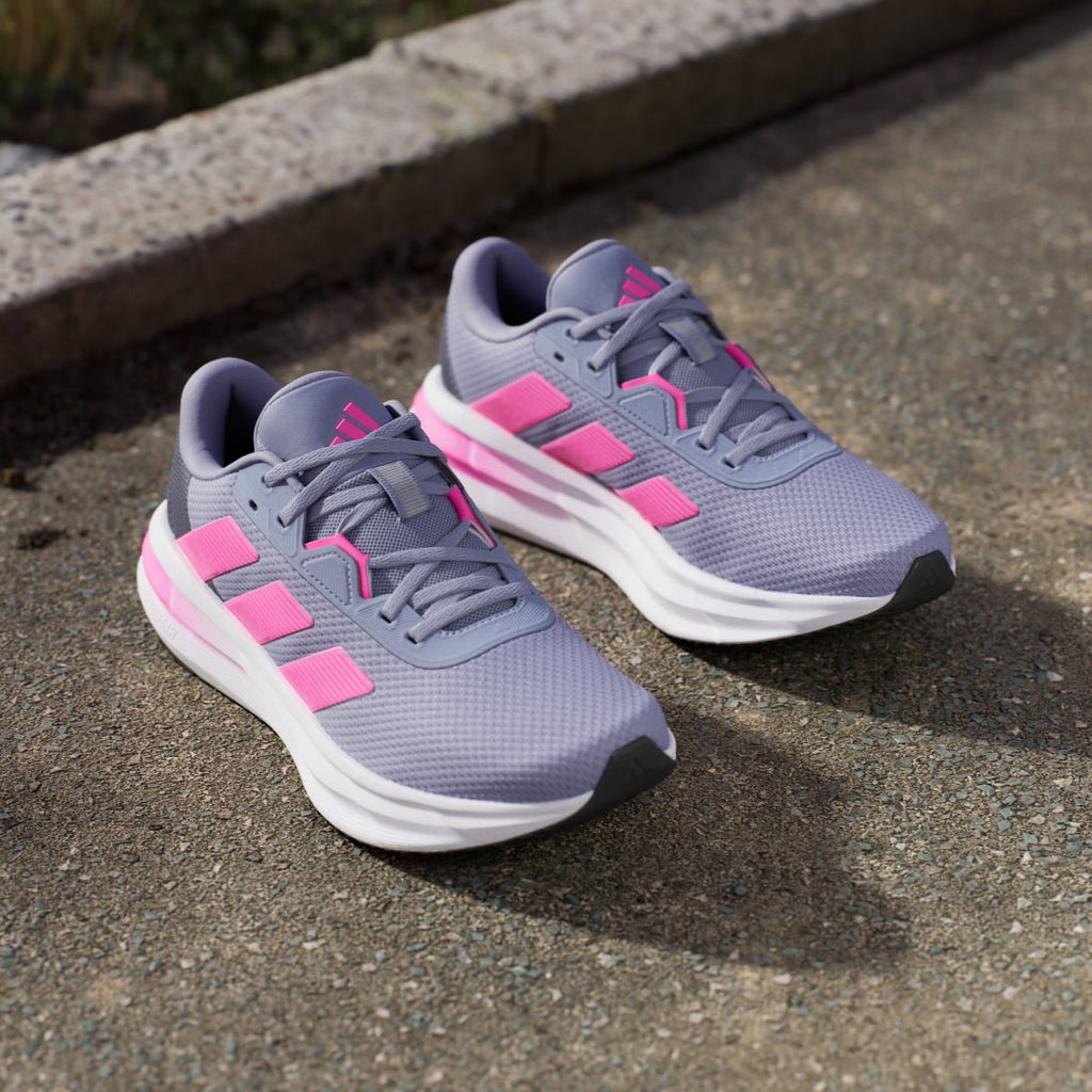 Adidas Women's Galaxy 7 Running Shoes - Silver Violet / Lucid Pink / Shadow Navy - Image 8