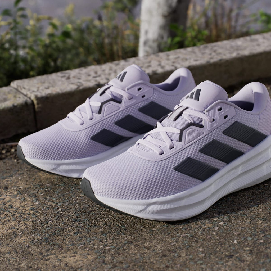 Adidas Women's Galaxy 7 Running Shoes - Purple Tint / Aurora Black / Cloud White - Image 11