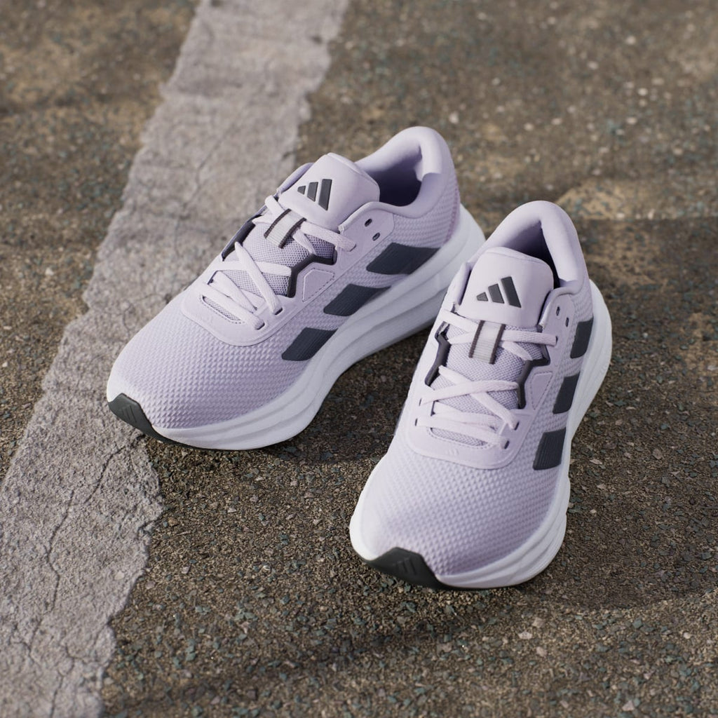 Adidas Women's Galaxy 7 Running Shoes - Purple Tint / Aurora Black / Cloud White - Image 5
