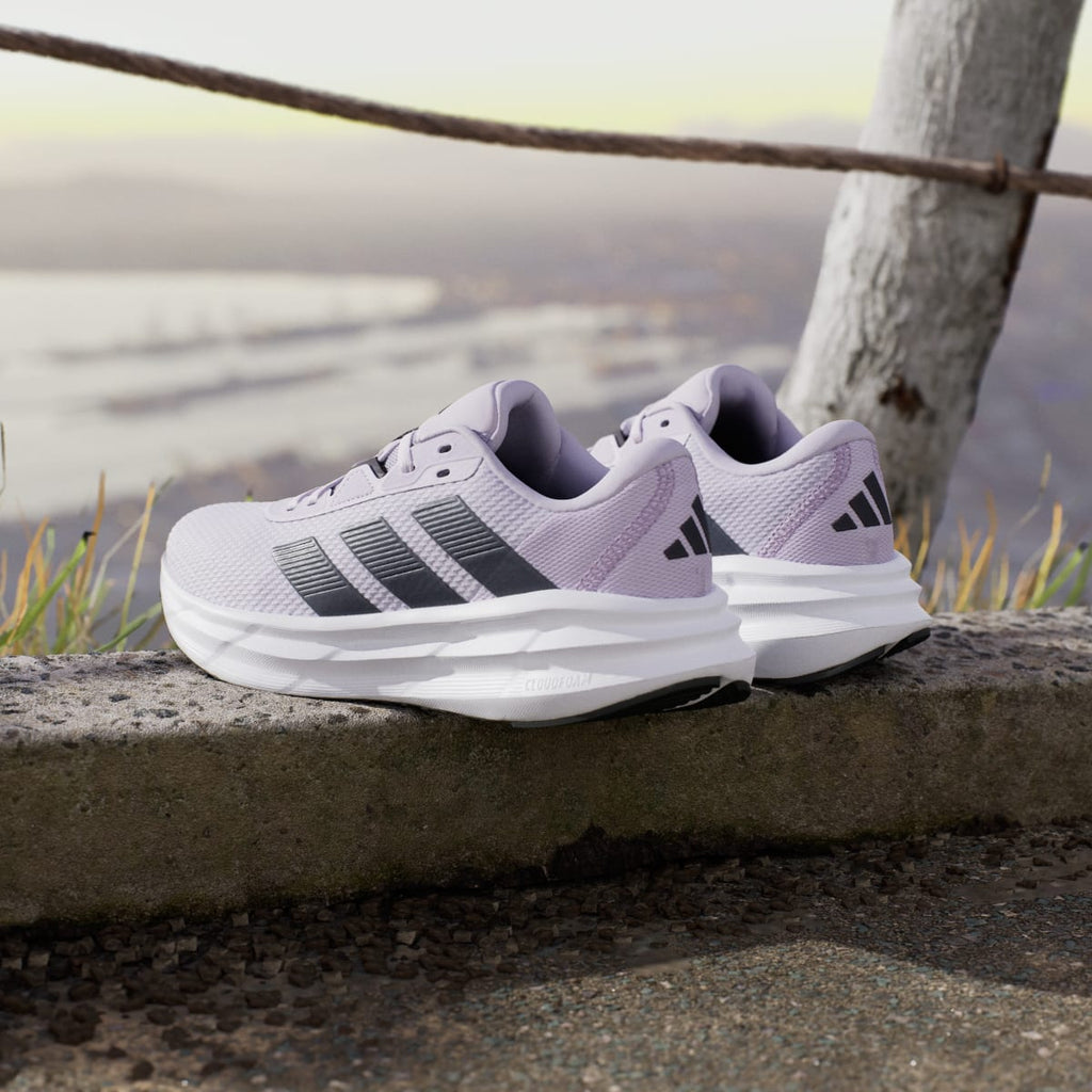 Adidas Women's Galaxy 7 Running Shoes - Purple Tint / Aurora Black / Cloud White - Image 6