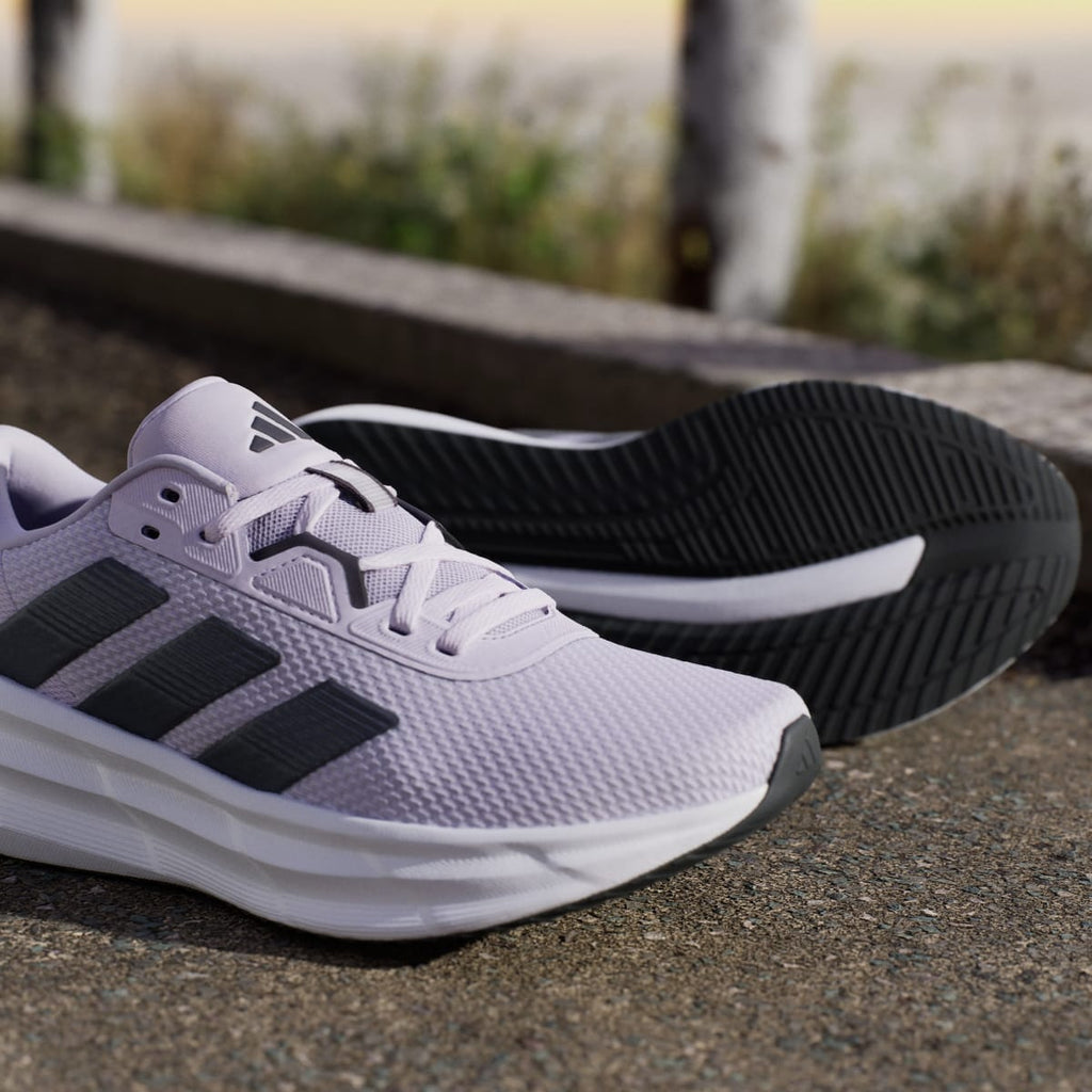Adidas Women's Galaxy 7 Running Shoes - Purple Tint / Aurora Black / Cloud White - Image 9